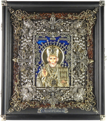 Фото Икона литая Святой Николай Чудотворец
